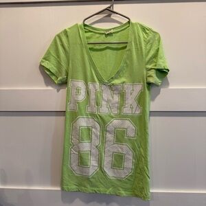 Victoria's Secret PINK Light Green Tee